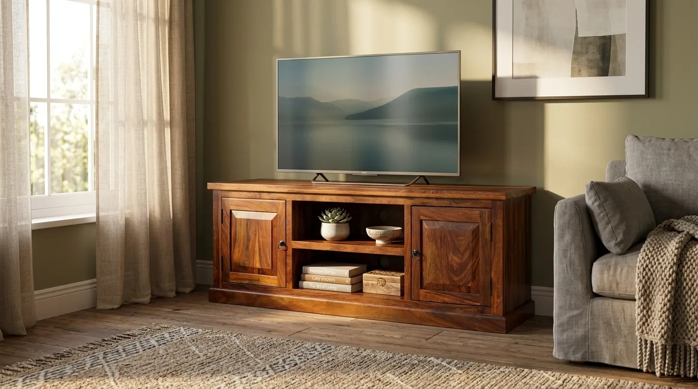 Royal Finish TV Cabinet Design 3