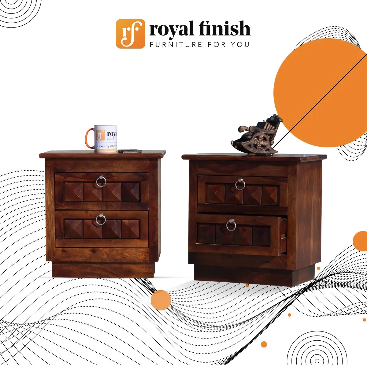 Royal Finish Stylish & Functional Table Set | Compact Size | Premium Sheesham