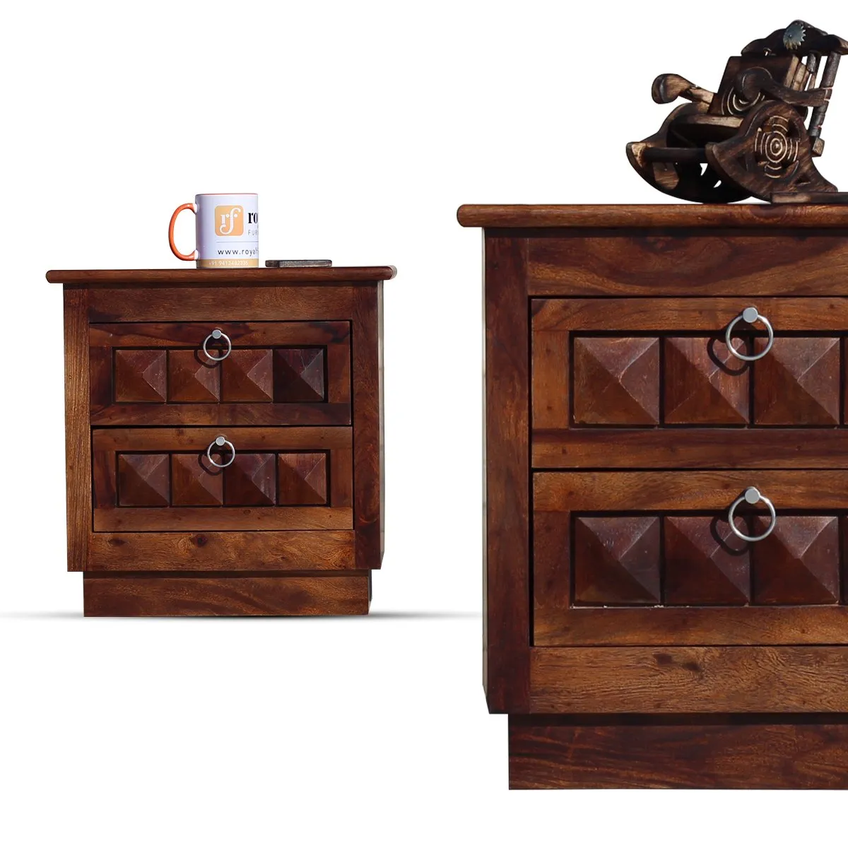 Royal Finish Stylish & Functional Table Set | Compact Size | Premium Sheesham sheesham wood furniture image 5